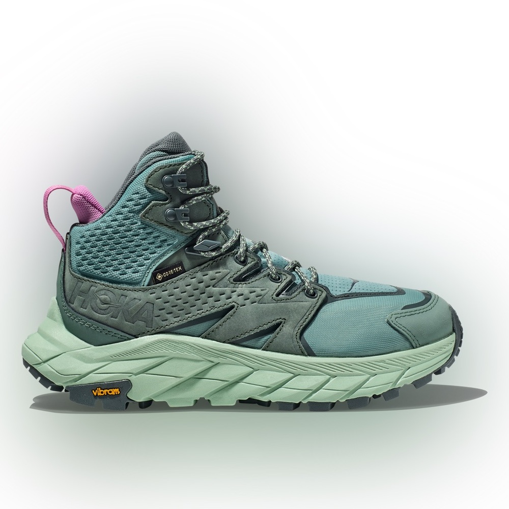Hoka Anacapa Mid GTX hiking boot Trellis/Mist Green size 9 NWOT